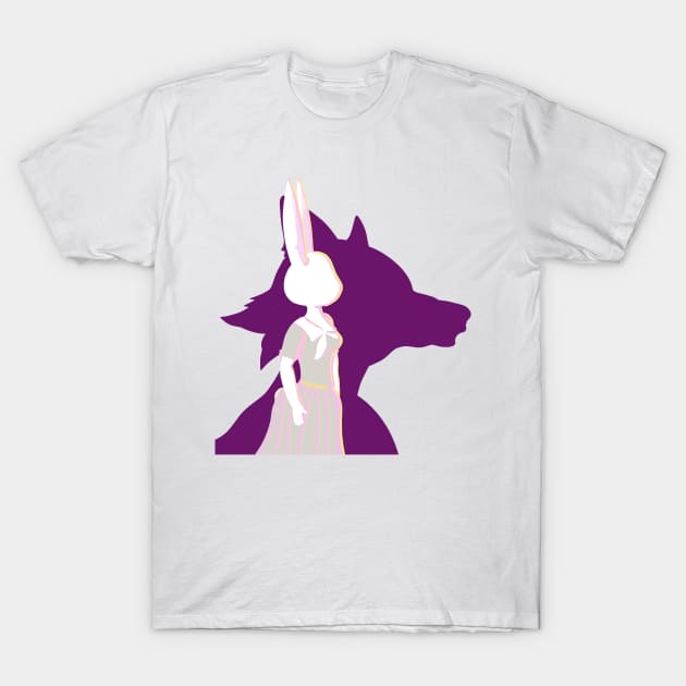BEASTARS Haru and Legosi forbidden love T-Shirt by NotHamlet